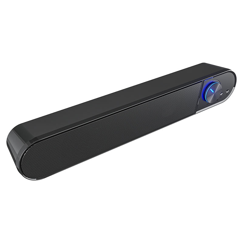 H - T-WOLF S7 Smart Bluetooth 4D Stereo Surround Sound Bar For Phone/ TV / Desktop Speaker Home Theatre Echos Wall With AUX U Disk TF Card Connection