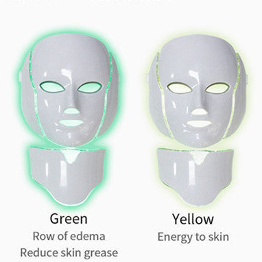 7 Color LED Face Mask SKIN Rejuvenation Home Beauty Salon Facial Skin Care Mask