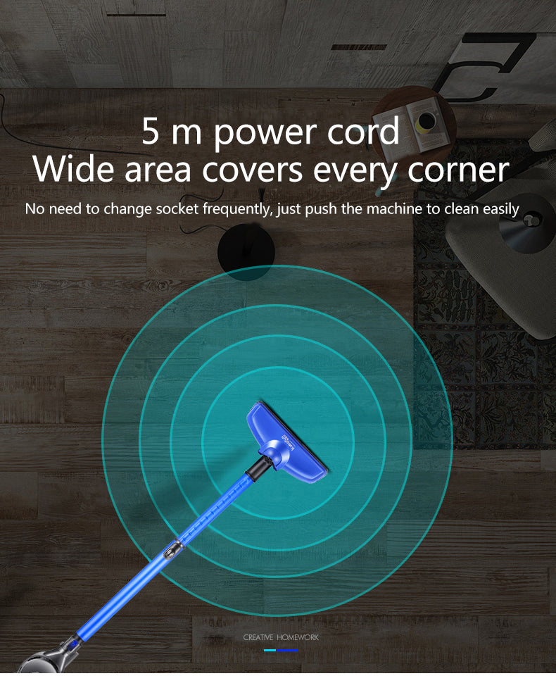 P - Corded Handheld Home Vacuum Cleaners weeping Machine Garbage Removal Tool for Family