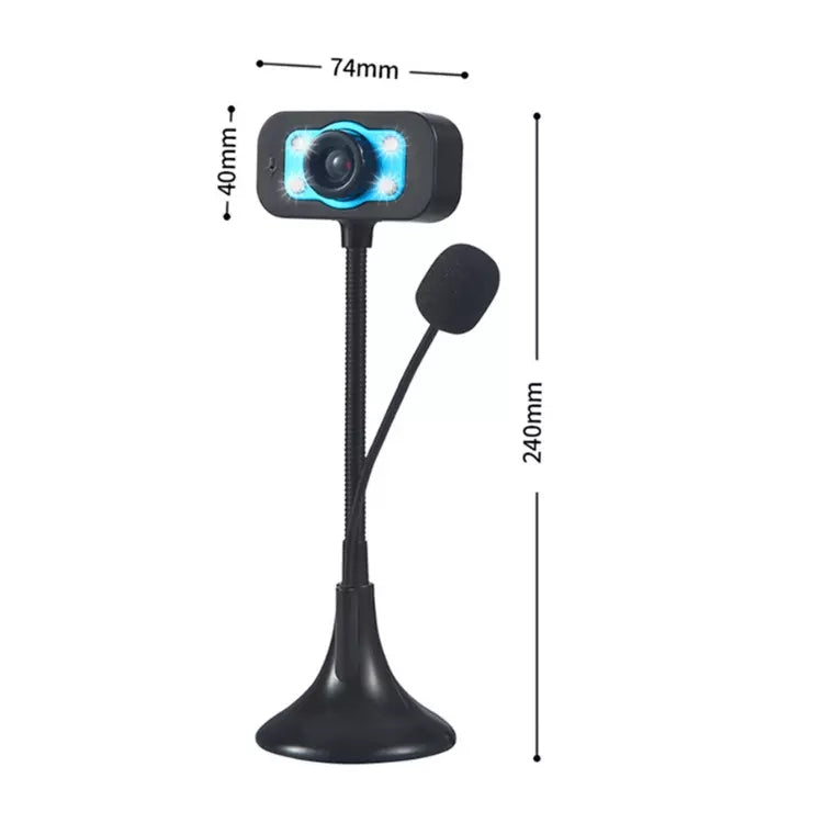 N - HD Webcam 480P 720P  1080P Portable Digital Camera Plug And Play Free Driver High Precision Glass Lens