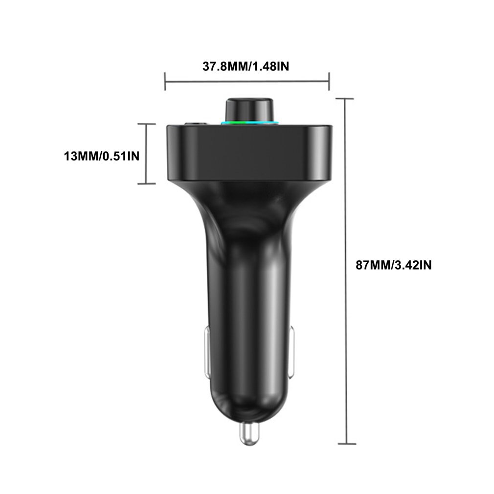 L - Transmitter F4 Car Bluetooth FM Radio Adapter