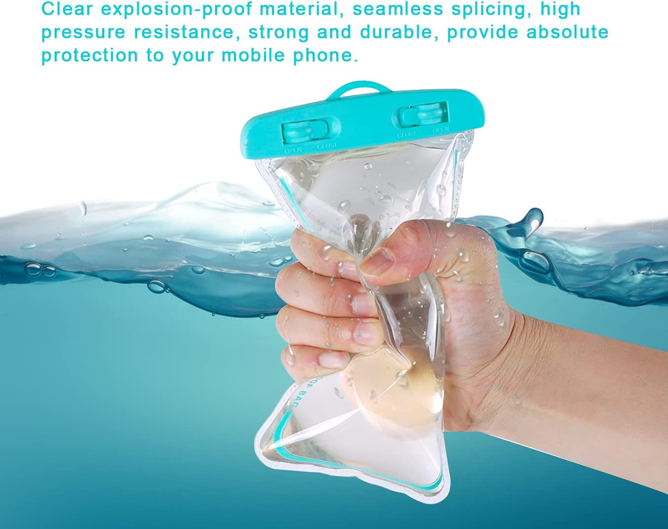 Cellphone Dry Bag Clear Universal Waterproof Cellphone Pouch Case