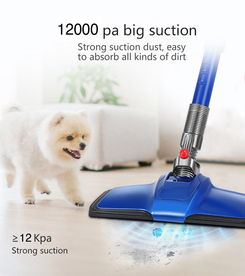 P - Cordless Handheld Home Vacuum Cleaners Rechargeable Lithium Battery Sweeping Machine Wireless Garbage Removal Tool for Family