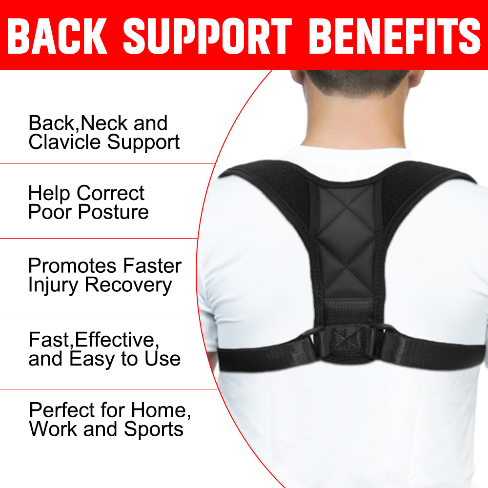 Posture Corrector Adjustable Full Upper And Lower For Man And Woman Back Support Helps Promote Proper Posture