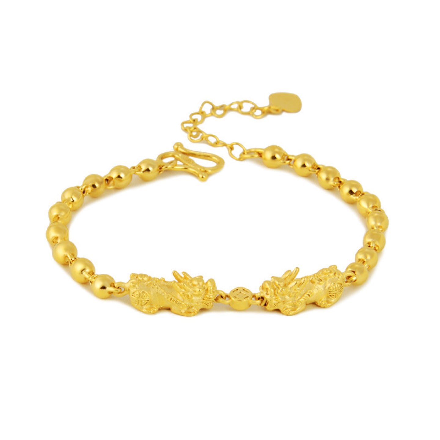V - Ethiopian Good Luck Wealth Dubai Bangle Pixiu Prosperity Bracelet