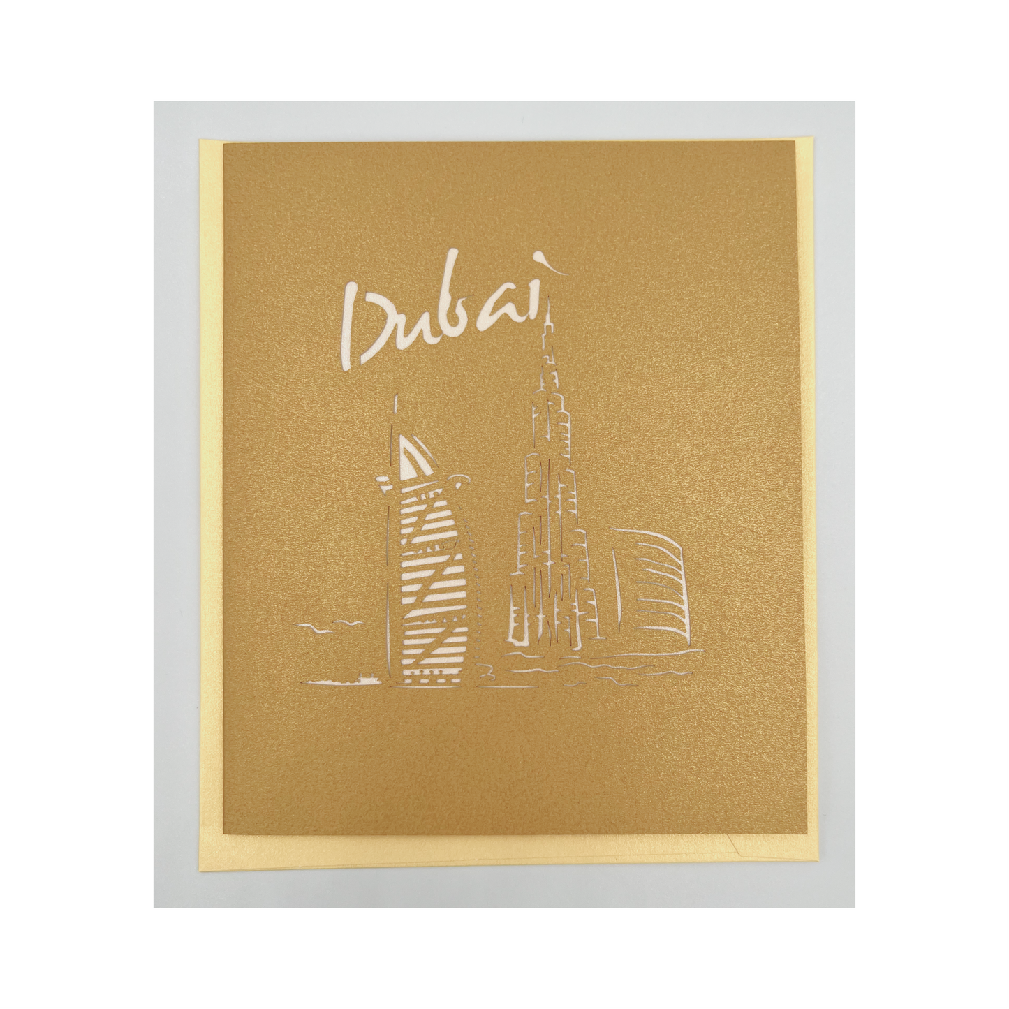 A2 - Dubai 3D Pop Up Greeting Card