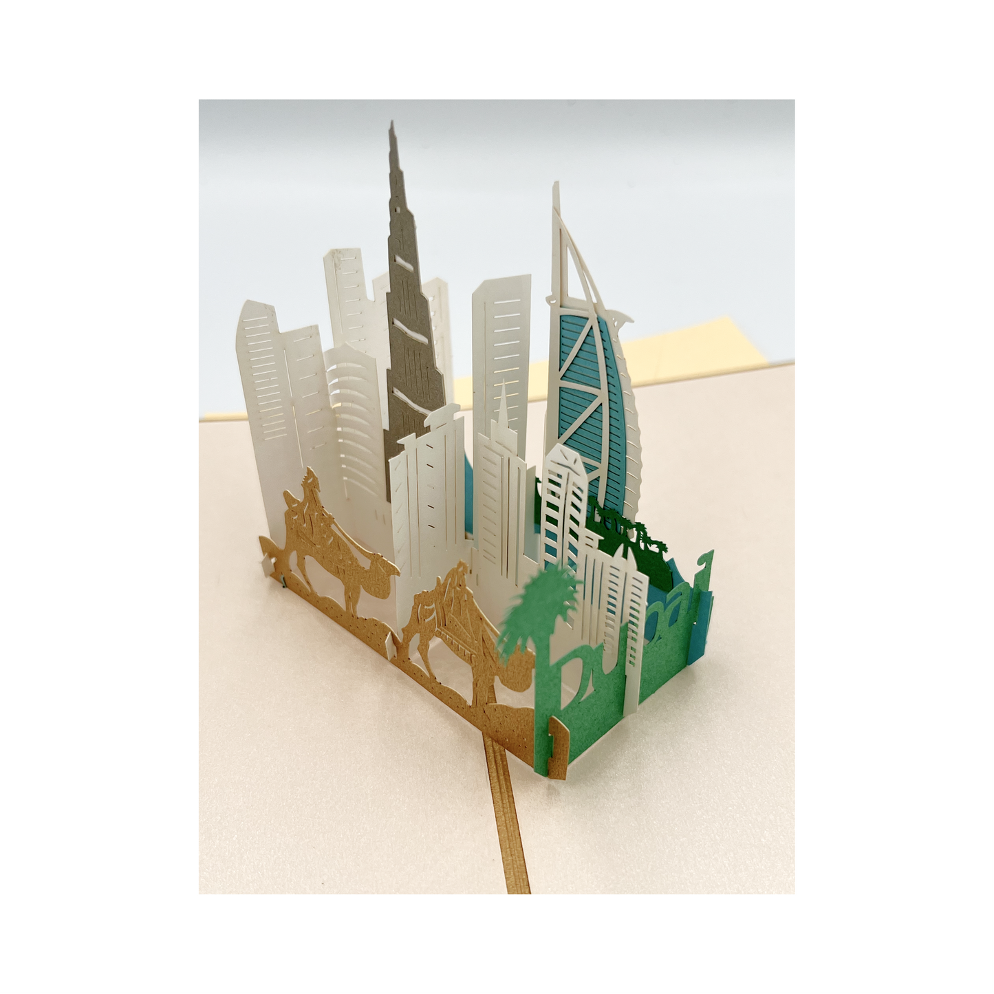 A2 - Dubai 3D Pop Up Greeting Card