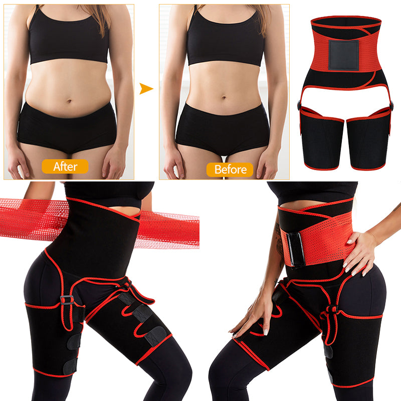 Waist And Tight Trainer Trimmer Butt Lifter For Woman Powerful Slimming Belt Black