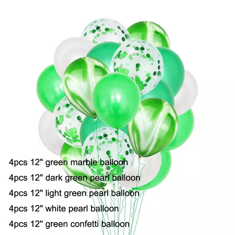 M - 20 pcs Set Confetti Latex Balloon Sets For Wedding Birthday Party