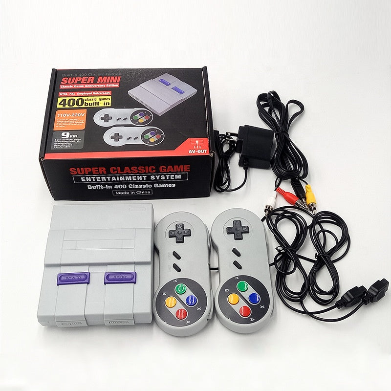 400 Built in Classic Video Games Retro Mini Console 2 player Set Gift TV game