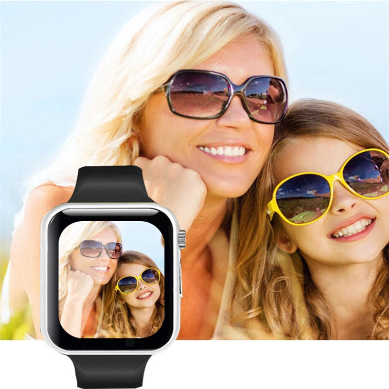 K - Bluetooth touchscreen Smartwatch For Android and IOS Yellow Box