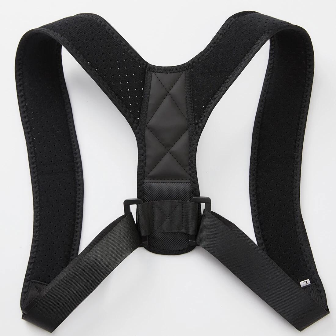 Posture Corrector Adjustable Back Support For Men Woman Helps Promote Proper Posture Black