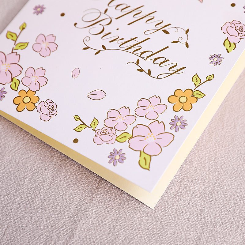 B - PVC Material 3D pop Up Birthday Greeting Cards