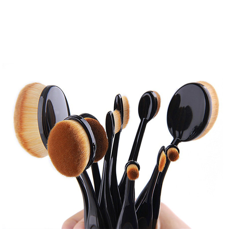 A - 10pc New fashionable Super SoftMakeup Brush Set