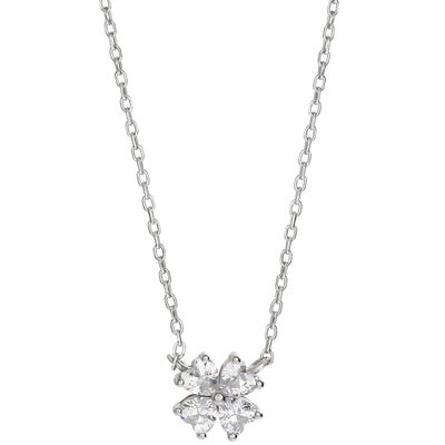 Lucky clover 925 silver necklace