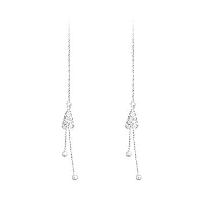 925 silver vintage wind chime earring