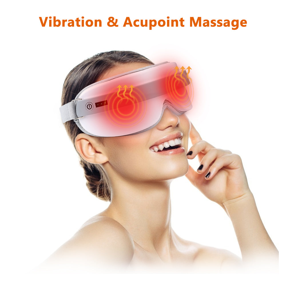 Bluetooth Intelligent eye massage instrument graphene fever vibration hot compress