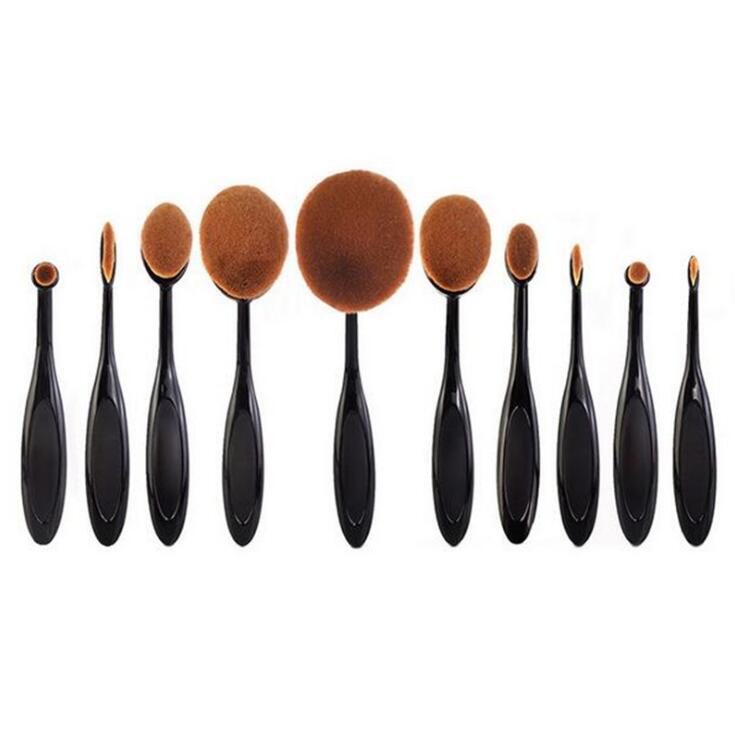 A - 10pc New fashionable Super SoftMakeup Brush Set