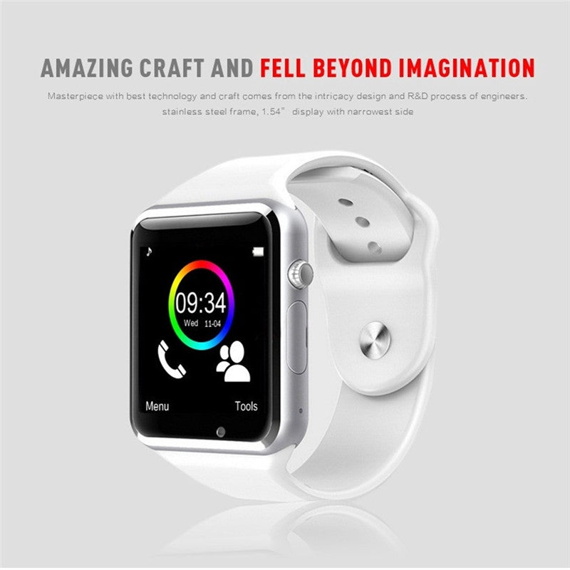 K - Bluetooth touchscreen Smartwatch For Android and IOS Yellow Box