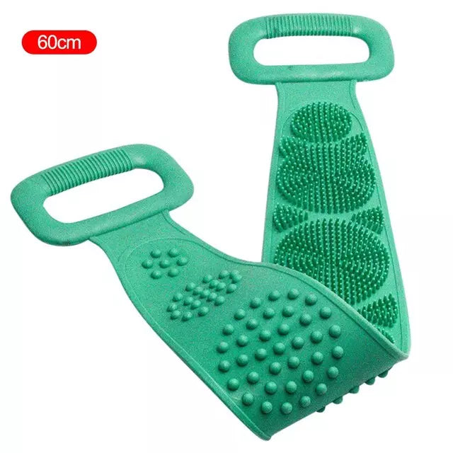 A - Back Scrubber Silicone Body Scrubber Brush Bath Massage