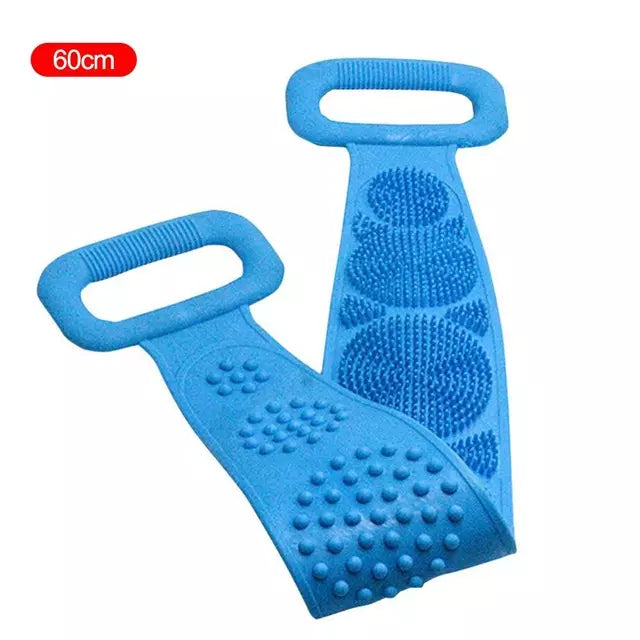 A - Back Scrubber Silicone Body Scrubber Brush Bath Massage