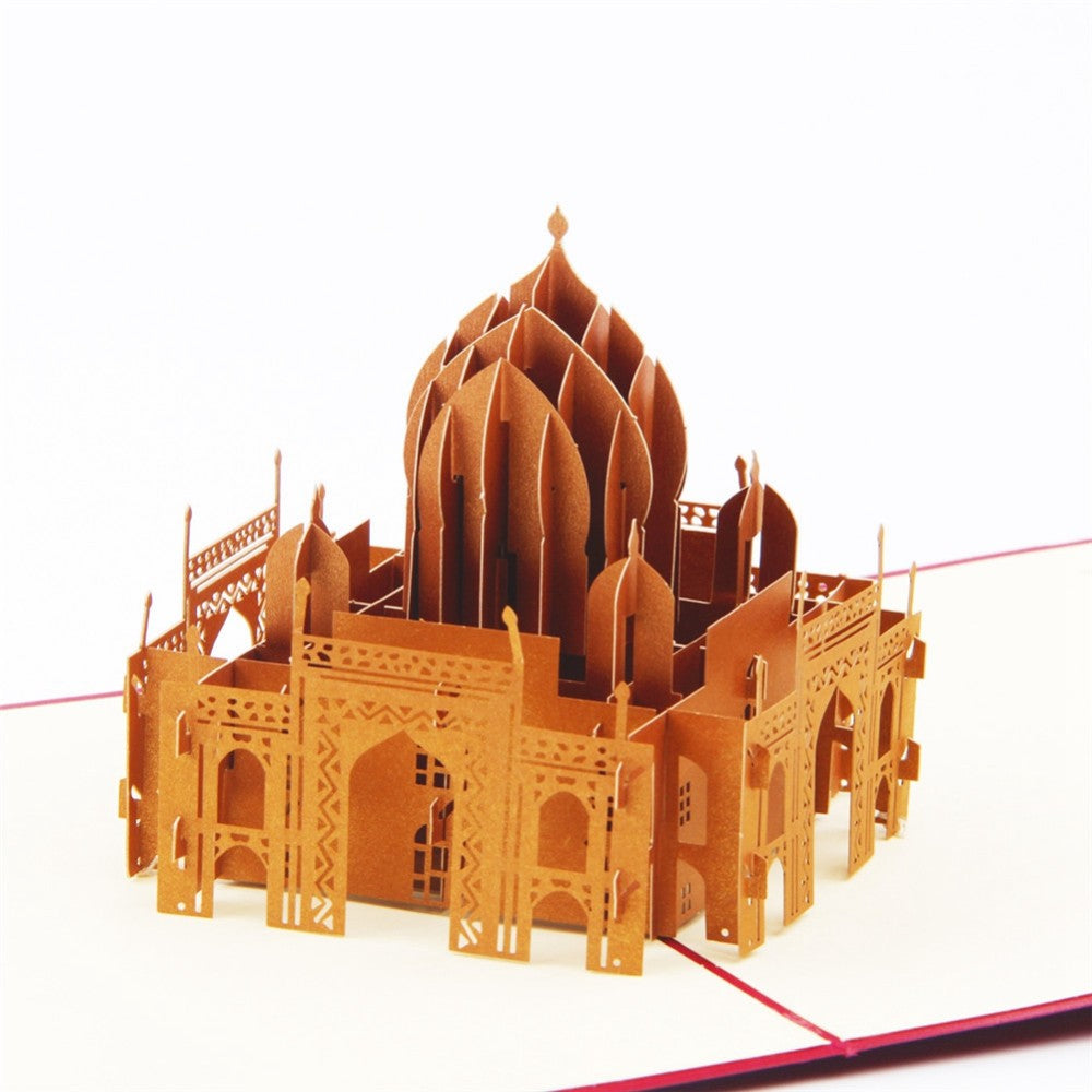 A2 - Taj Mahal Pop Up Card With Envelope