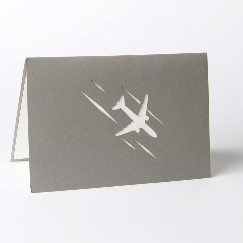 A1 - Airplane Special 3d Pop Up Paper Folding Gift Greeting Cards