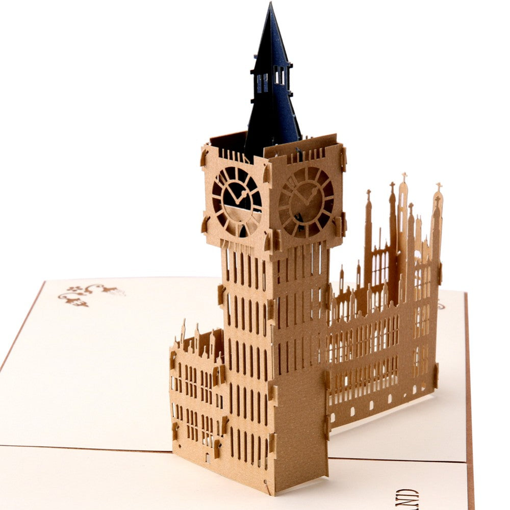 A1 - Big Ben 3d Birthday Pop up Greeting Card