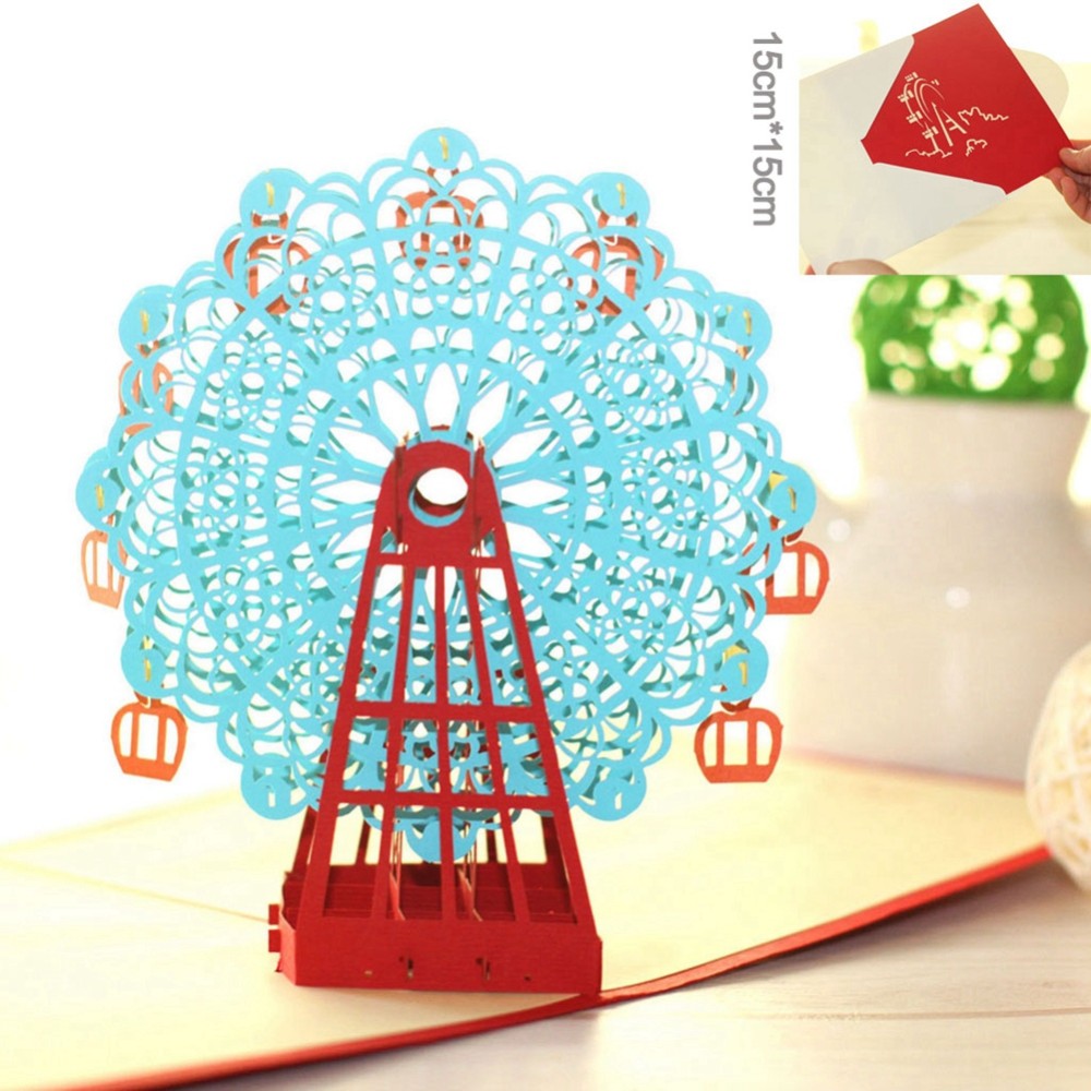 A2 - Ferris Wheel Greeting Card