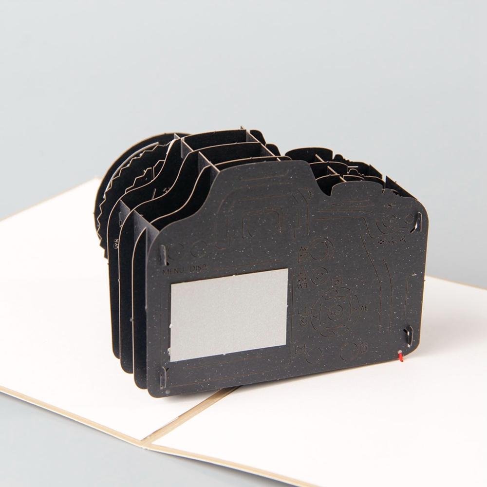 C - Camera handmade pop up greeting card