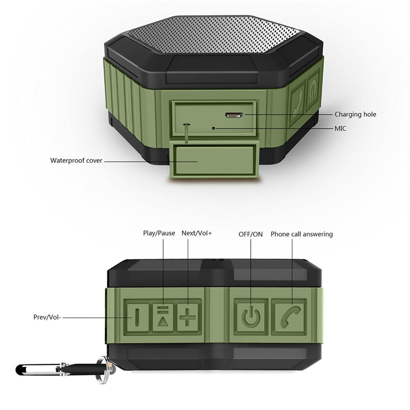 H - Portable Bluetooth Outdoor Speaker Mini Digital