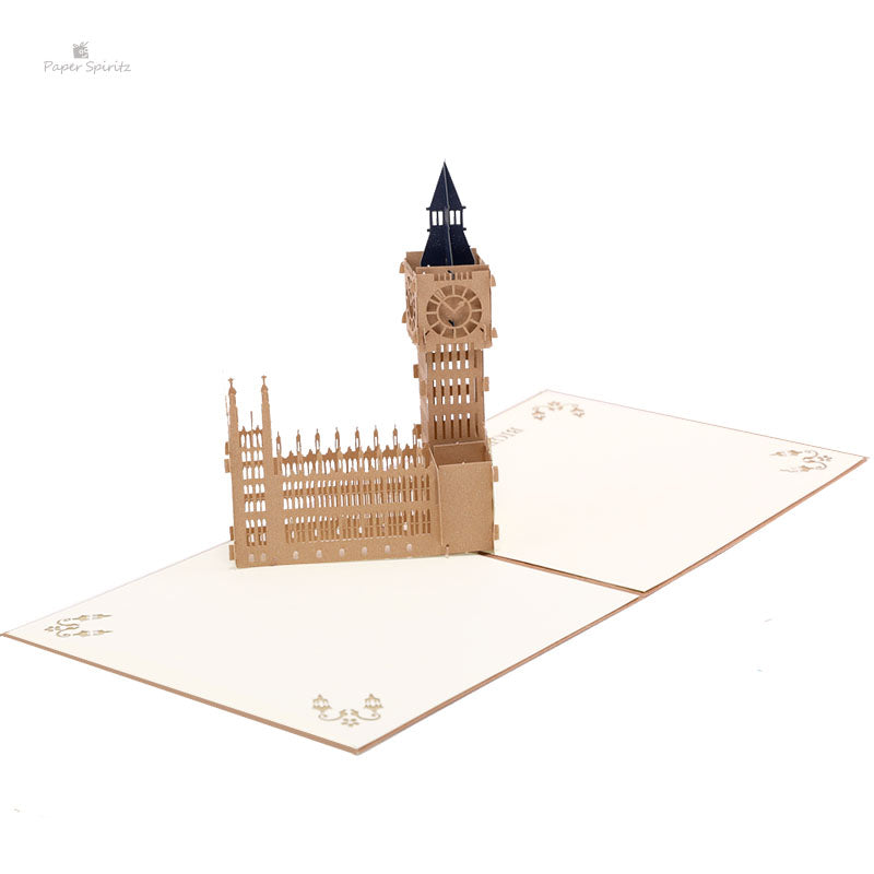 A1 - Big Ben 3d Birthday Pop up Greeting Card