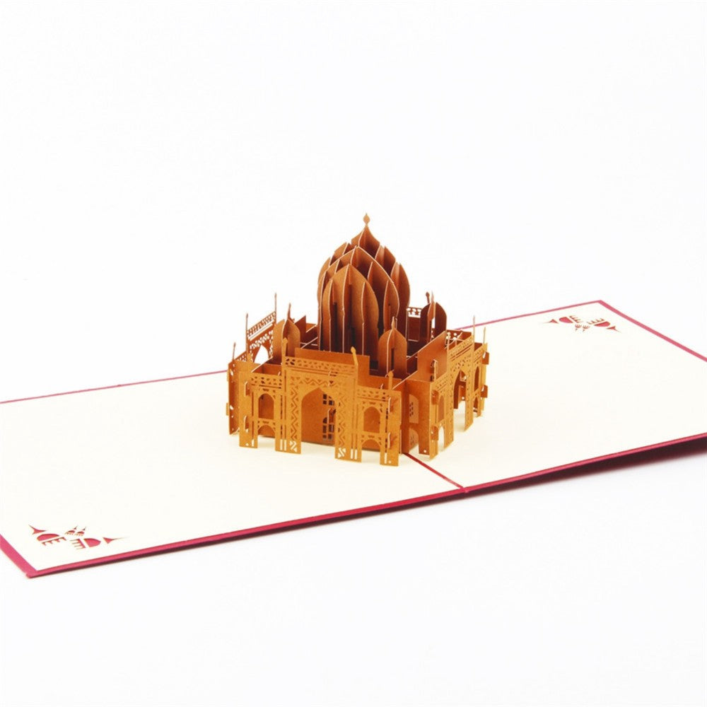 A2 - Taj Mahal Pop Up Card With Envelope