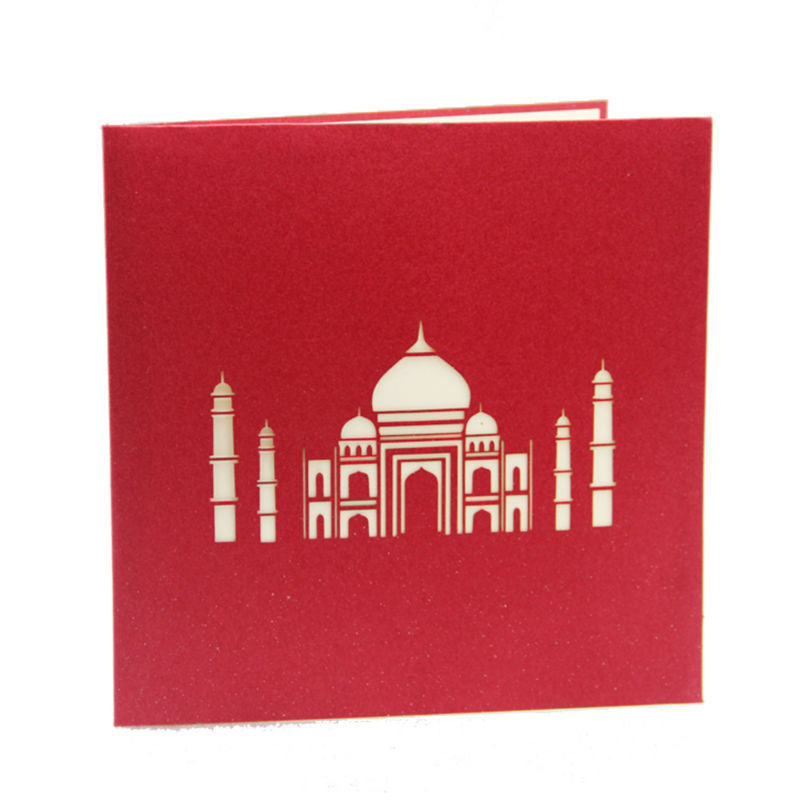 A2 - Taj Mahal Pop Up Card With Envelope