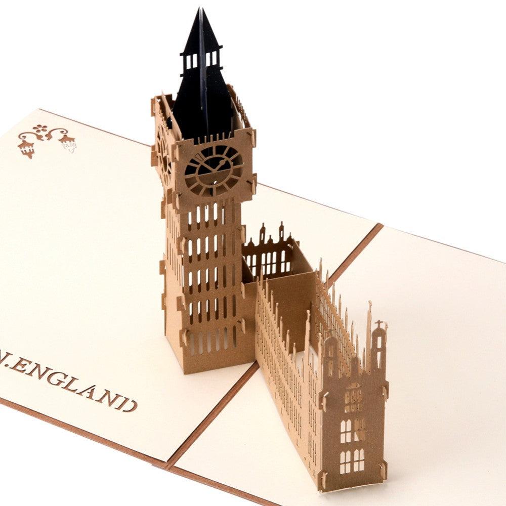 A1 - Big Ben 3d Birthday Pop up Greeting Card