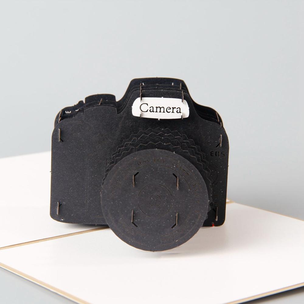 C - Camera handmade pop up greeting card