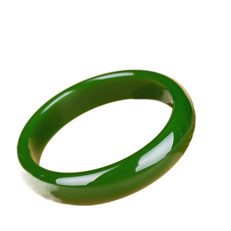 Green Jade Bangle Bracelet Jadeite Amulet 5a+ Natural Jewelry For Women And Men Gifts