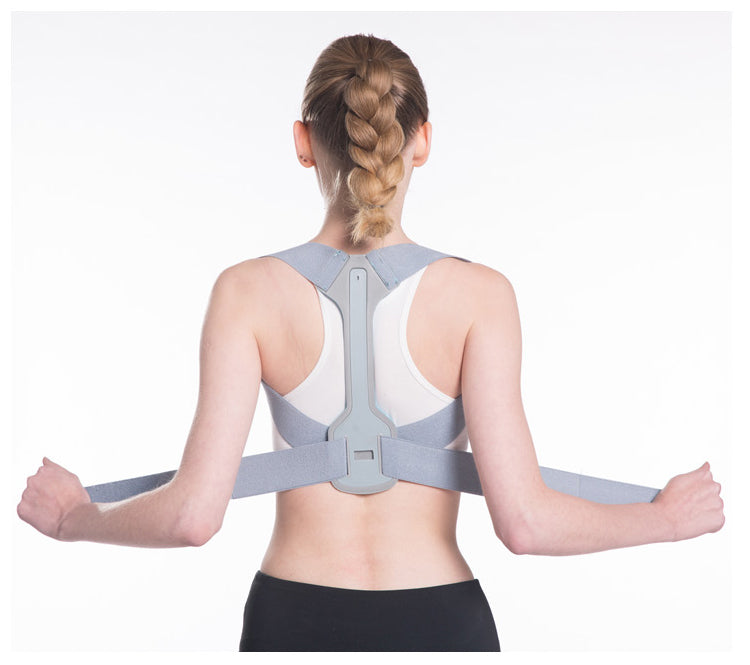Posture Corrector Adjustable Back Support For Woman Helps Promote Proper Posture Blue