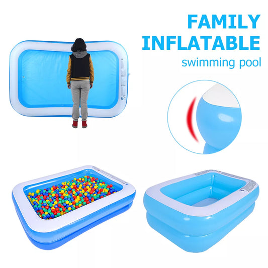 Swimming Pool Children's Family Inflation Outdoor Baby Kids Ocean Ball Sand Bath Toys Square