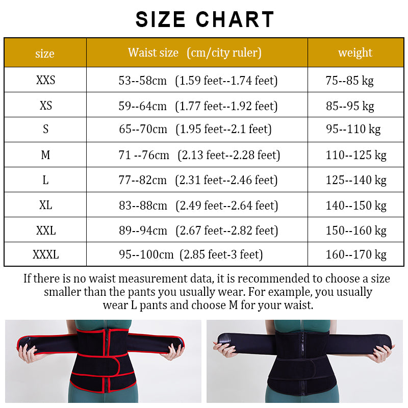 Waist Trainer Belt for Women Slimming Belly Band Sweat Sports Girdle Belt Black