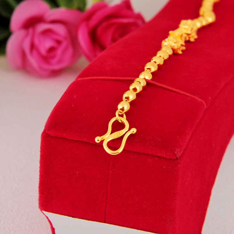 V - Ethiopian Good Luck Wealth Dubai Bangle Pixiu Prosperity Bracelet