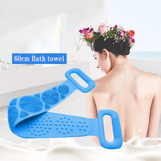 A - Back Scrubber Silicone Body Scrubber Brush Bath Massage