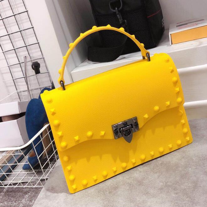 Women Pure Color Fashion Casual Handbags