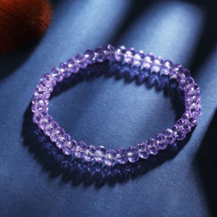 U - Lobster Clasp Sparkling Bracelets Colourful Aurora Geometric Crystal Bracelet For Girls Gifts