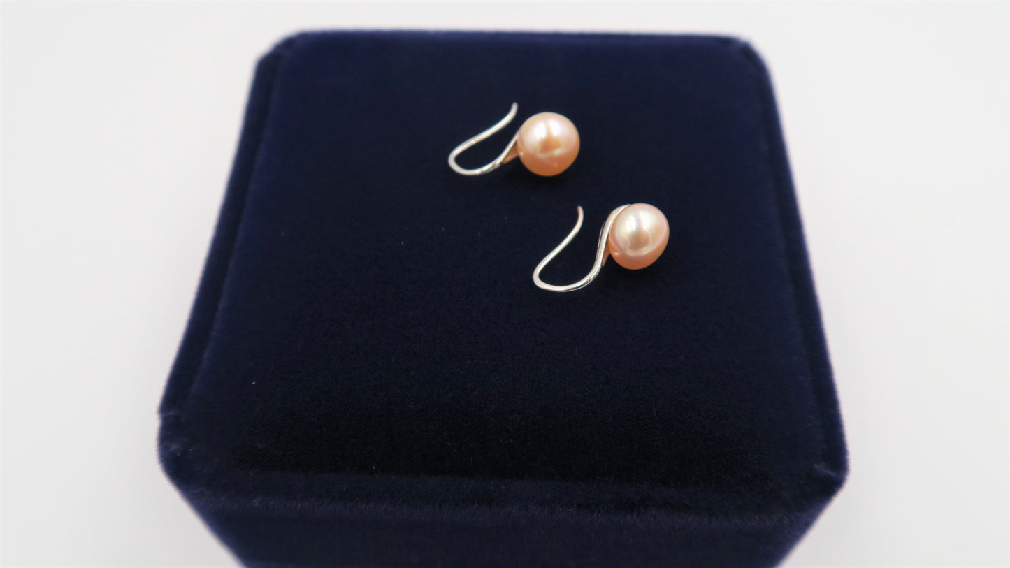 PL - Real Pearl Earrings White, Pink, Purple or Black Celeste 925 Fresh Water Pearls Collection Sterling Silver gift box