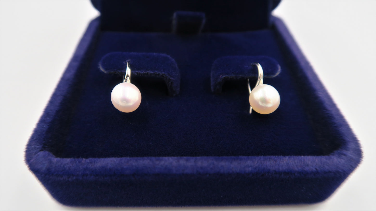 PL - Real Pearl Earrings White, Pink, Purple or Black Celeste 925 Fresh Water Pearls Collection Sterling Silver gift box