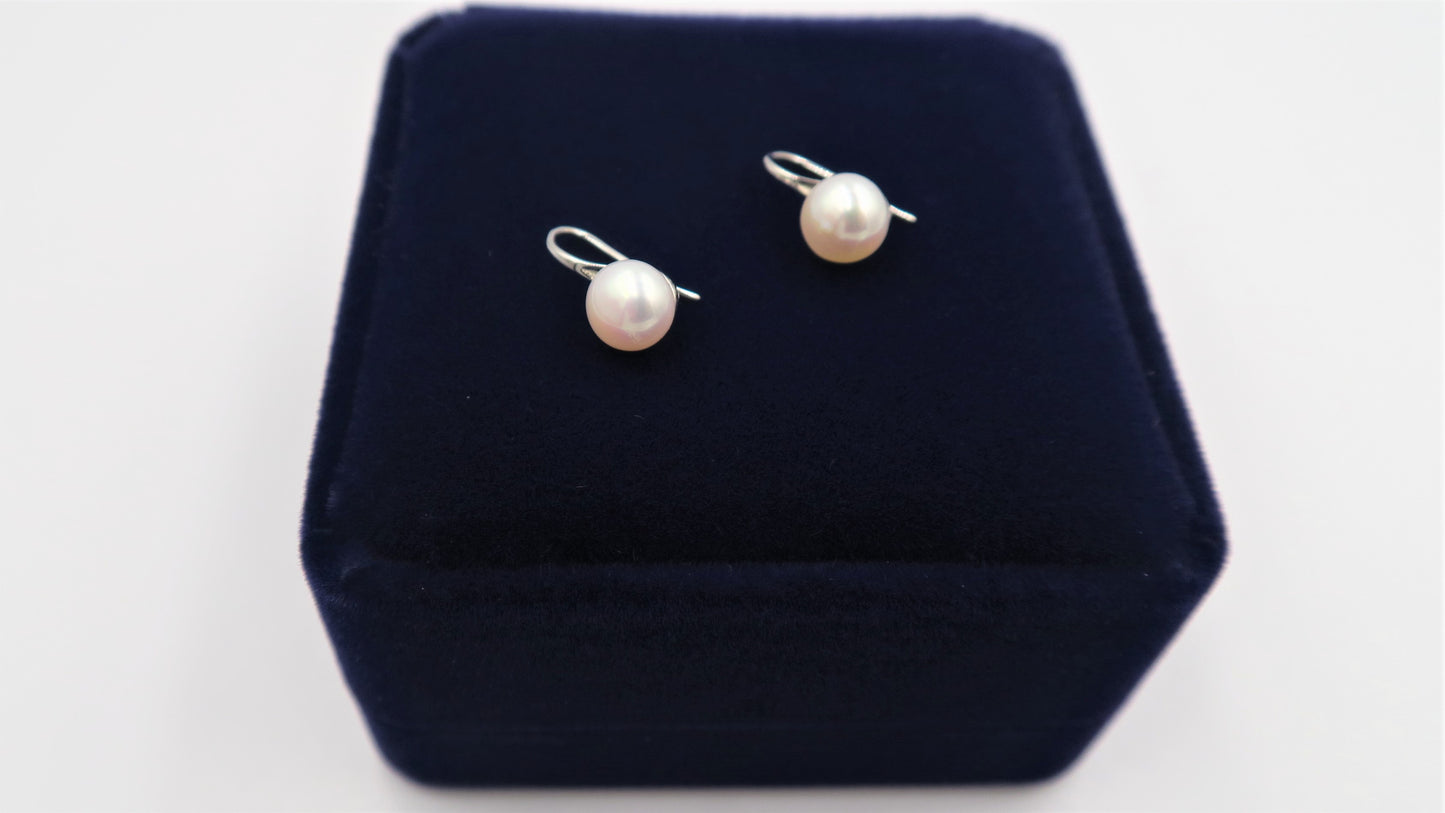 PL - Real Pearl Earrings White, Pink, Purple or Black Celeste 925 Fresh Water Pearls Collection Sterling Silver gift box