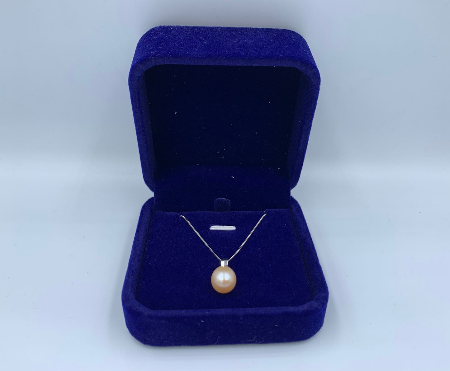 PA - Real Drop Pearl Pendant With 925 Sterling Silver Chain Necklace White, Pink, or Purple Celeste 925 Fresh Water Pearls Collection Sterling Silver gift box