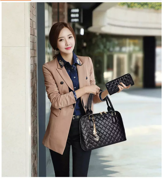 3 in 1 Women Handbag Ladies Shoulder Crossbody Bag Purses