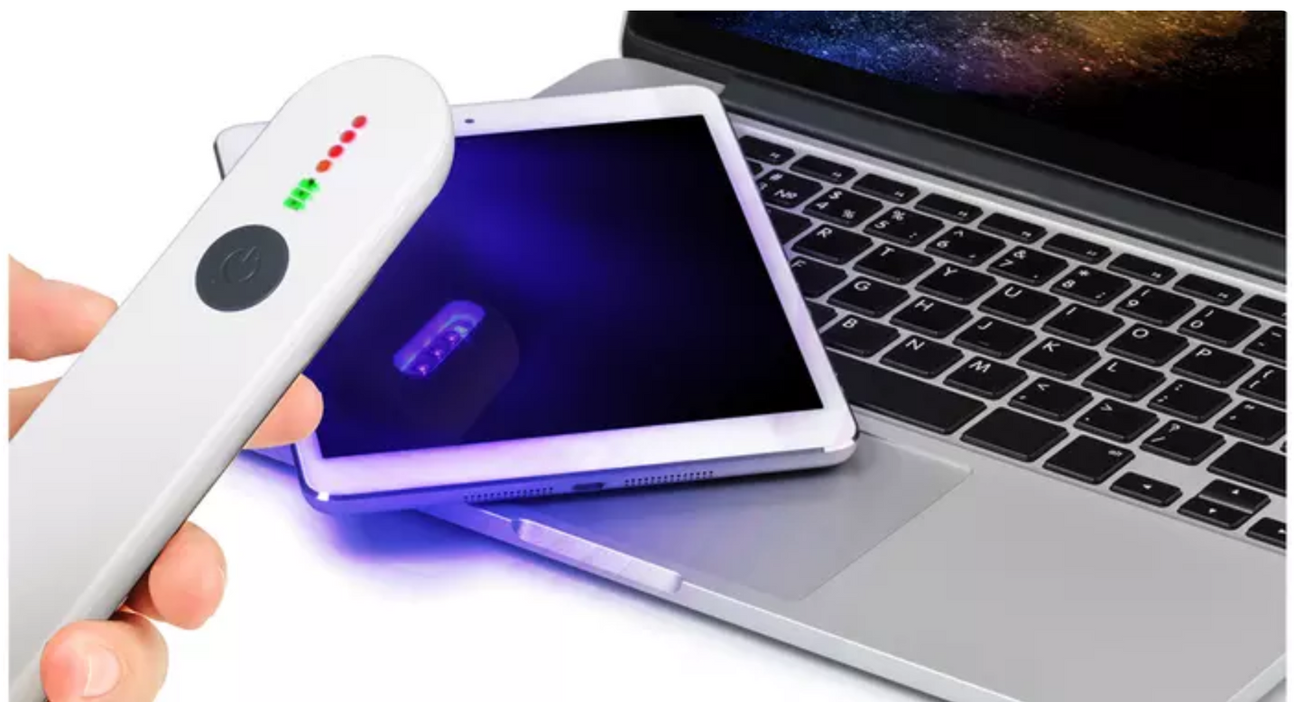 P - Travel size UV Sanitizer Wand USB Rechargeable UVC Sterilizer 99.9% Sterilization